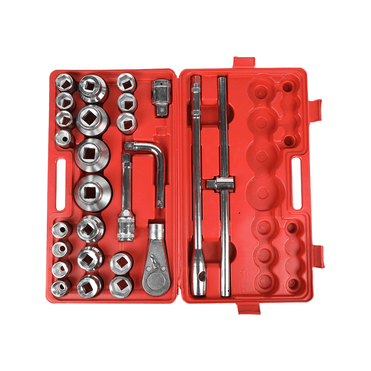 26 Pcs 3/4' Cr-Mo Set di utensili meccanici Set di chiavi a percussione Combo Set di utensili per impieghi gravosi