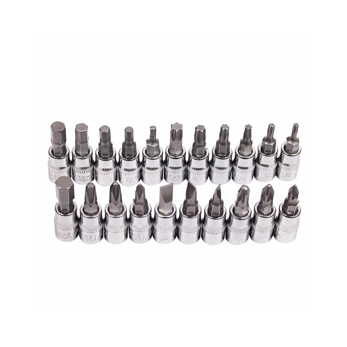 46pcs 1/4 'dr Crv acciaio metrico riparazione auto cassetta degli attrezzi chiave a tubo set di strumenti con manico a cricchetto