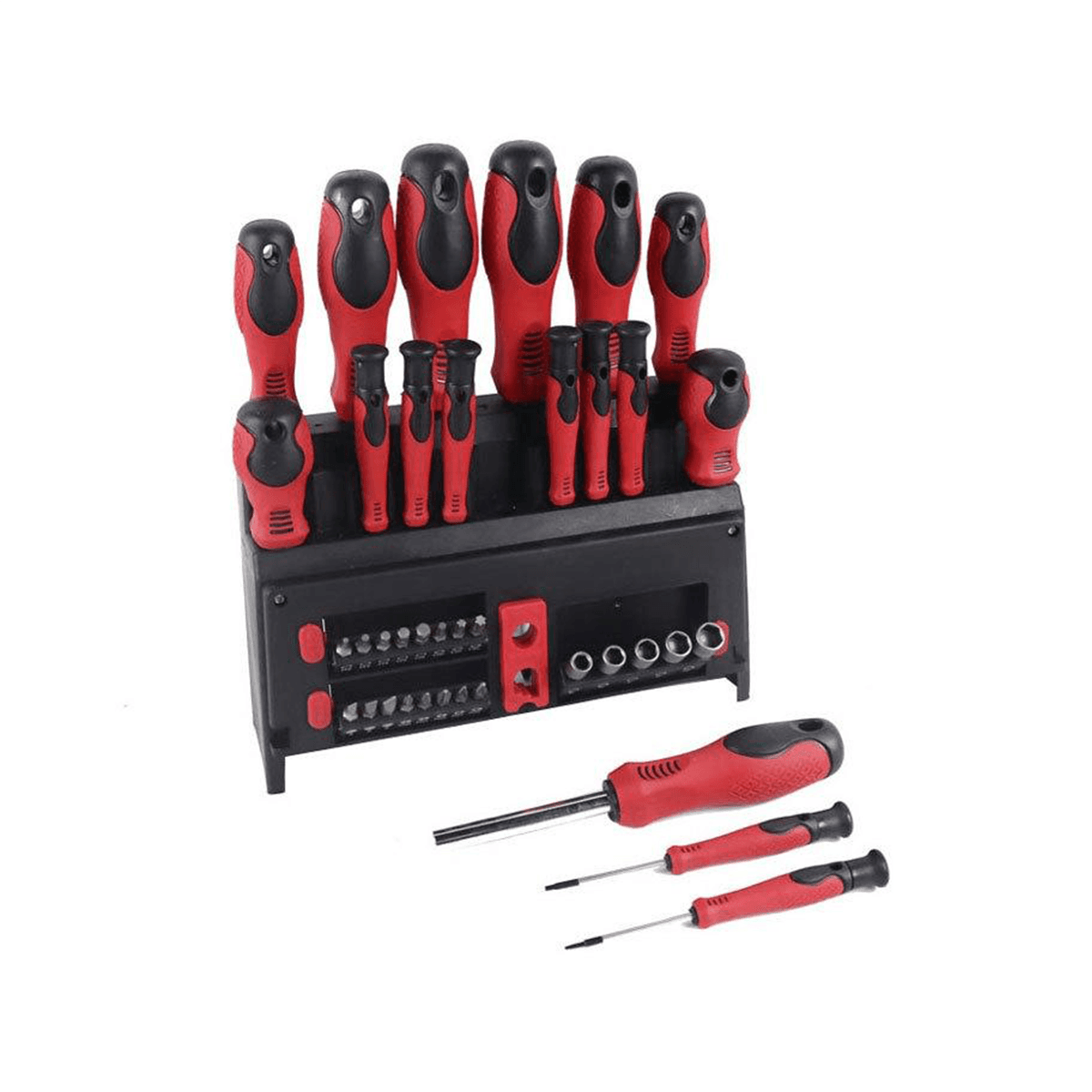 Kit di utensili manuali con set di cacciaviti magnetici multifunzione da 50 pezzi con set di cacciaviti torx