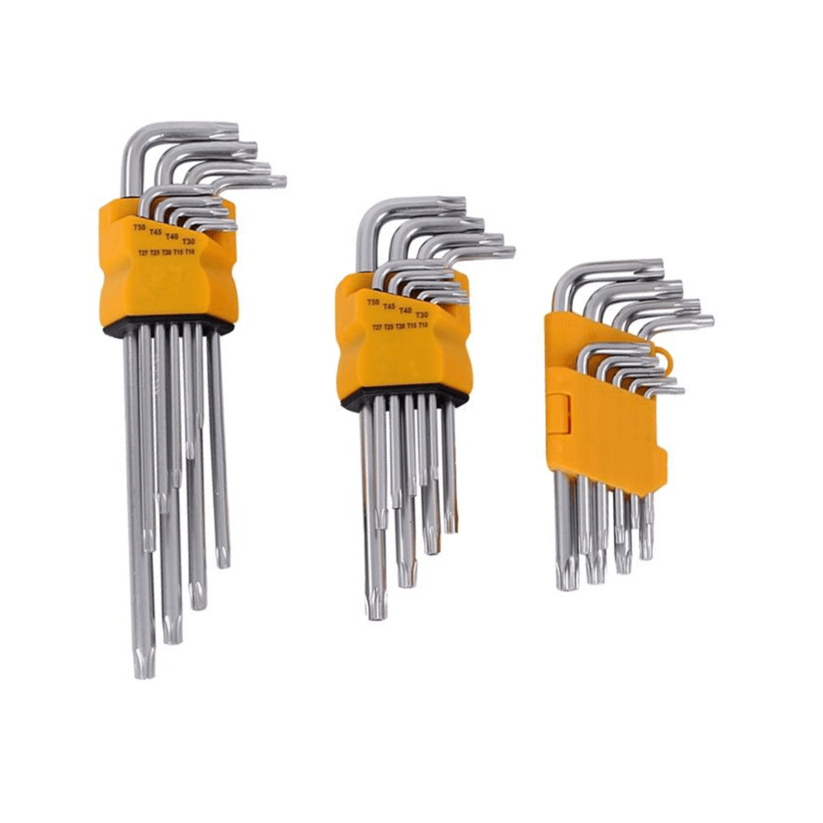 Set di chiavi a brugola Torx con chiave esagonale professionale da 9 pezzi