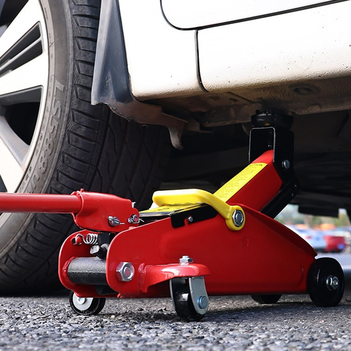3T Jack da pavimento a sollevamento automatico idraulico Set Kit di sostituzione pneumatico portatile Jack orizzontale per auto
