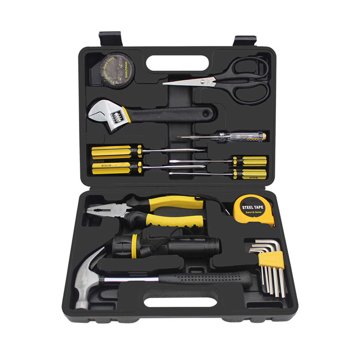 18pcs Cacciavite all'ingrosso Set di strumenti di riparazione fai da te Kit di utensili manuali per uso domestico generico