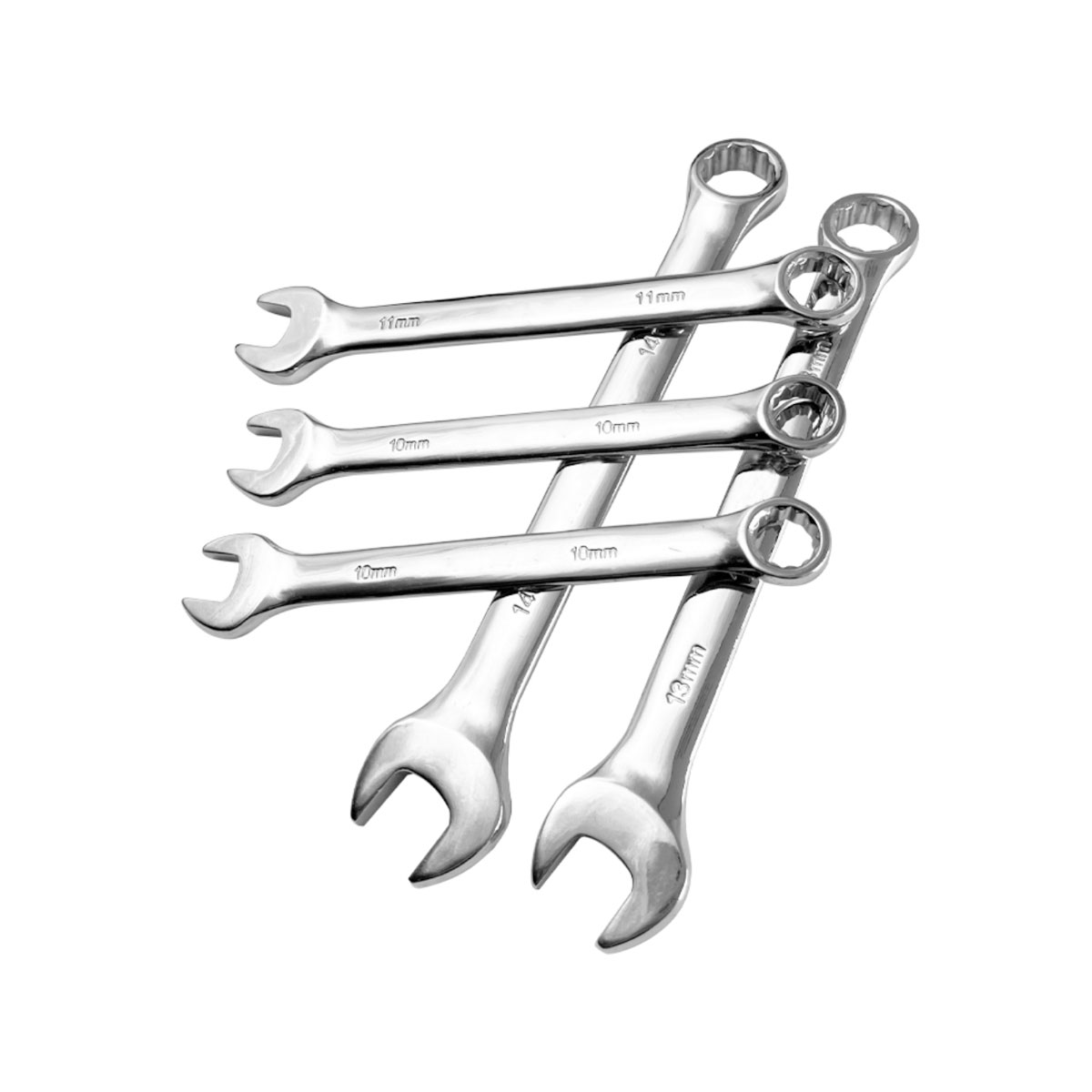 Strumenti di riparazione Set di chiavi per chiavi ad anello con estremità aperta singola in acciaio al carbonio